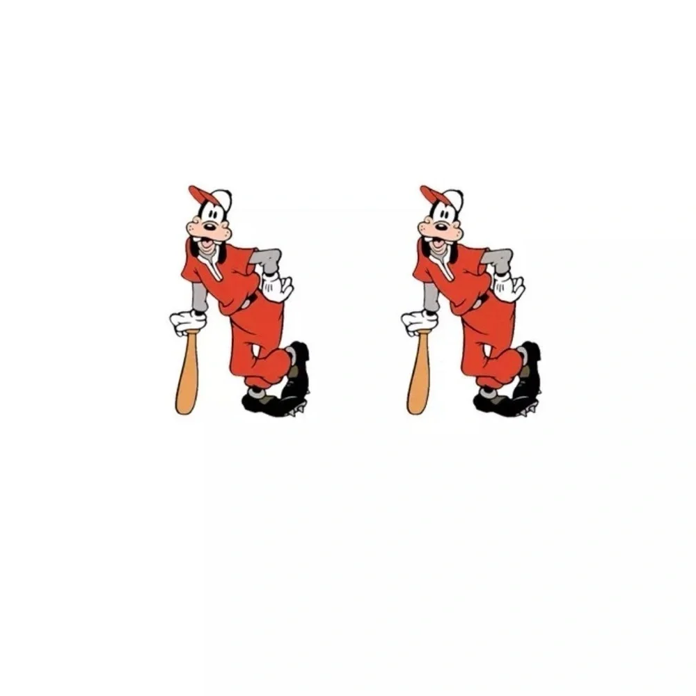 Hit a Home Run with Our Goofy Baseball Stud Earrings! ⚾️ NWT Disney Sports Studs